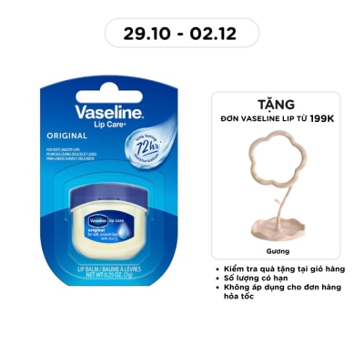VASELINE Sáp Dưỡng Môi Vaseline Mềm Mịn 7g image