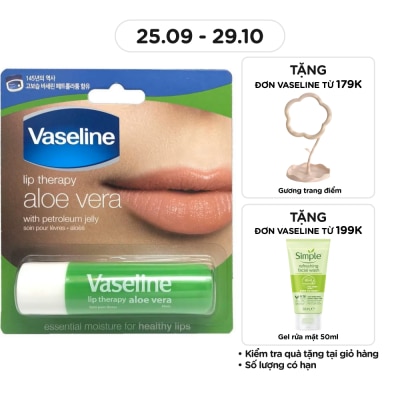 VASELINE Lip Therapy Lip Balm Aloe Vera 4.8g