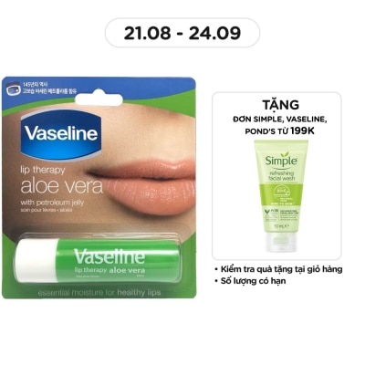 VASELINE Son Dưỡng Môi Vaseline Lô Hội 4.8g