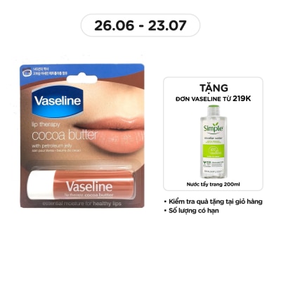 VASELINE Son Dưỡng Môi Vaseline Bơ Cacao 4.8g
