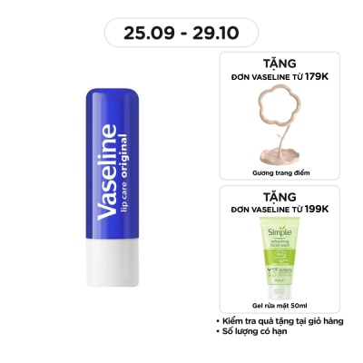 VASELINE Lip Therapy Lip Balm Original Lips 4.8g
