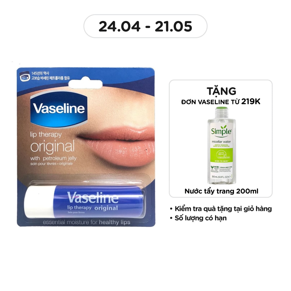 Son Dưỡng Môi Vaseline Mềm Mịn 4.8g