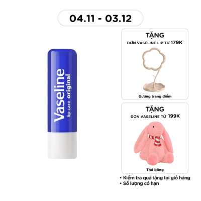 VASELINE Son Dưỡng Môi Vaseline Mềm Mịn 4.8g