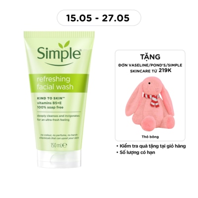 SIMPLE - Refreshing Facial Wash For Sensitive Skin 150ml
