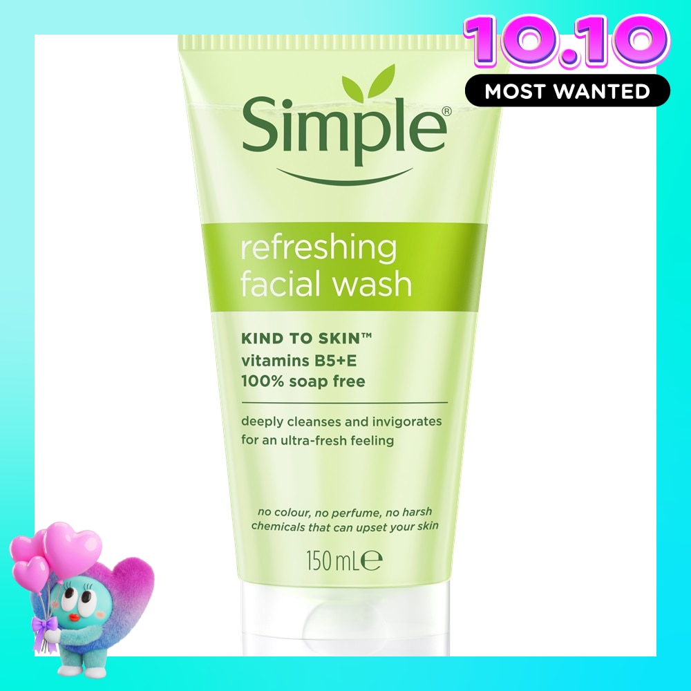 Sữa Rửa Mặt Simple Refreshing Facial Wash Dành Cho Mọi Loại Da 150ml image