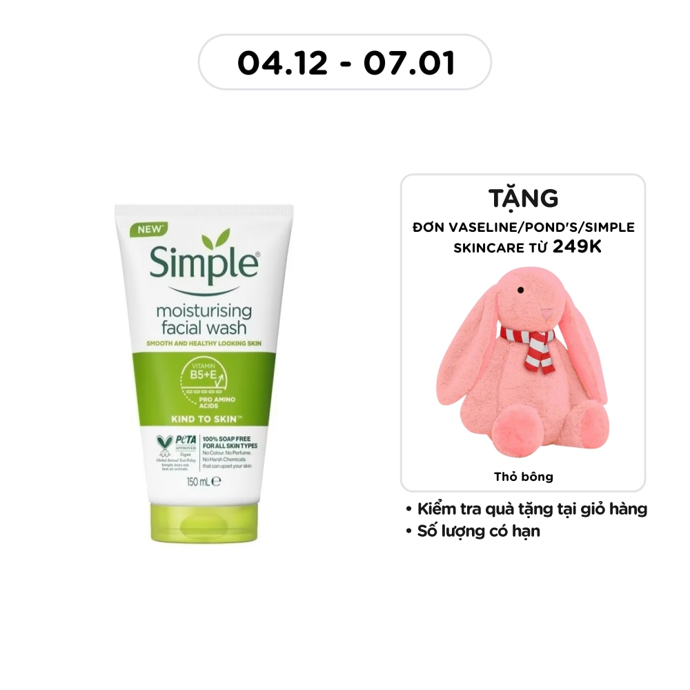 Moisturizing Facial Wash For Dry & Sensitive Skin 150ml