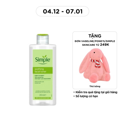SIMPLE Soothing Facial Toner For Sensitive Skin 200ml