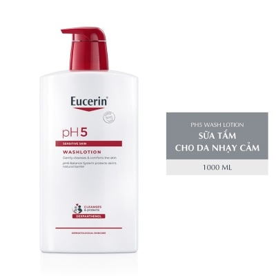 EUCERIN Sữa Tắm Eucerin Nhẹ Nhàng Làm Sạch Dành Cho Da Nhạy Cảm pH5 1000ml