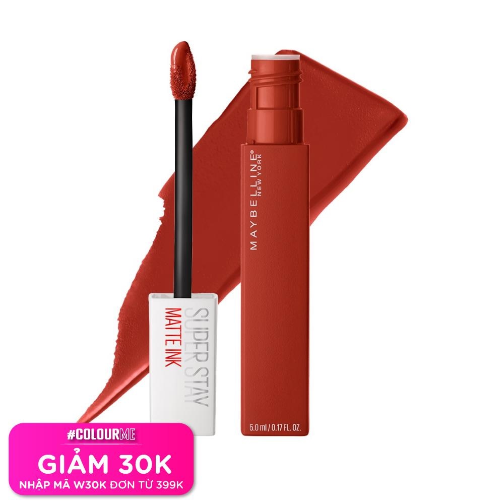 MAYBELLINE NEW YORK Son Kem Lì Lâu Trôi Maybelline Superstay Matte Ink Grdbreaker 3.9g.#117