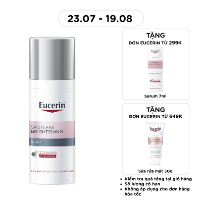 EUCERIN - Kem Dưỡng Ban Đêm Eucerin Giảm Thâm Nám Và Sáng Da Spotless Brightening Night 50ml image