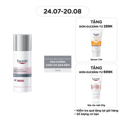 EUCERIN Kem Dưỡng Ban Đêm Eucerin Giảm Thâm Nám Và Sáng Da Spotless Brightening Night 50ml