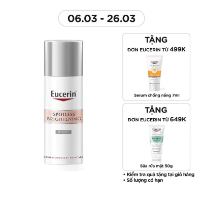 EUCERIN Kem Dưỡng Ban Đêm Eucerin Giảm Thâm Nám Và Sáng Da Spotless Brightening Night 50ml