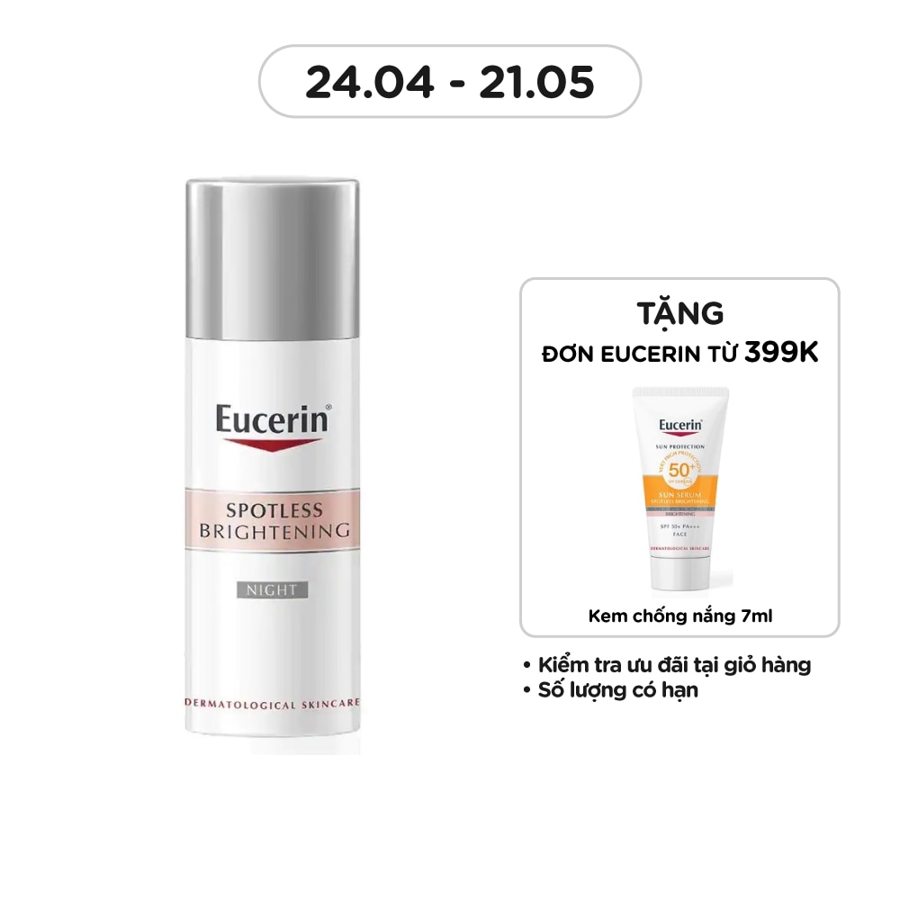Kem Dưỡng Ban Đêm Eucerin Giảm Thâm Nám Và Sáng Da Spotless Brightening Night 50ml