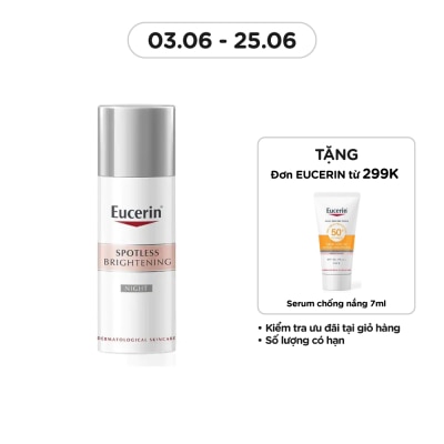 EUCERIN Kem Dưỡng Ban Đêm Eucerin Giảm Thâm Nám Và Sáng Da Spotless Brightening Night 50ml