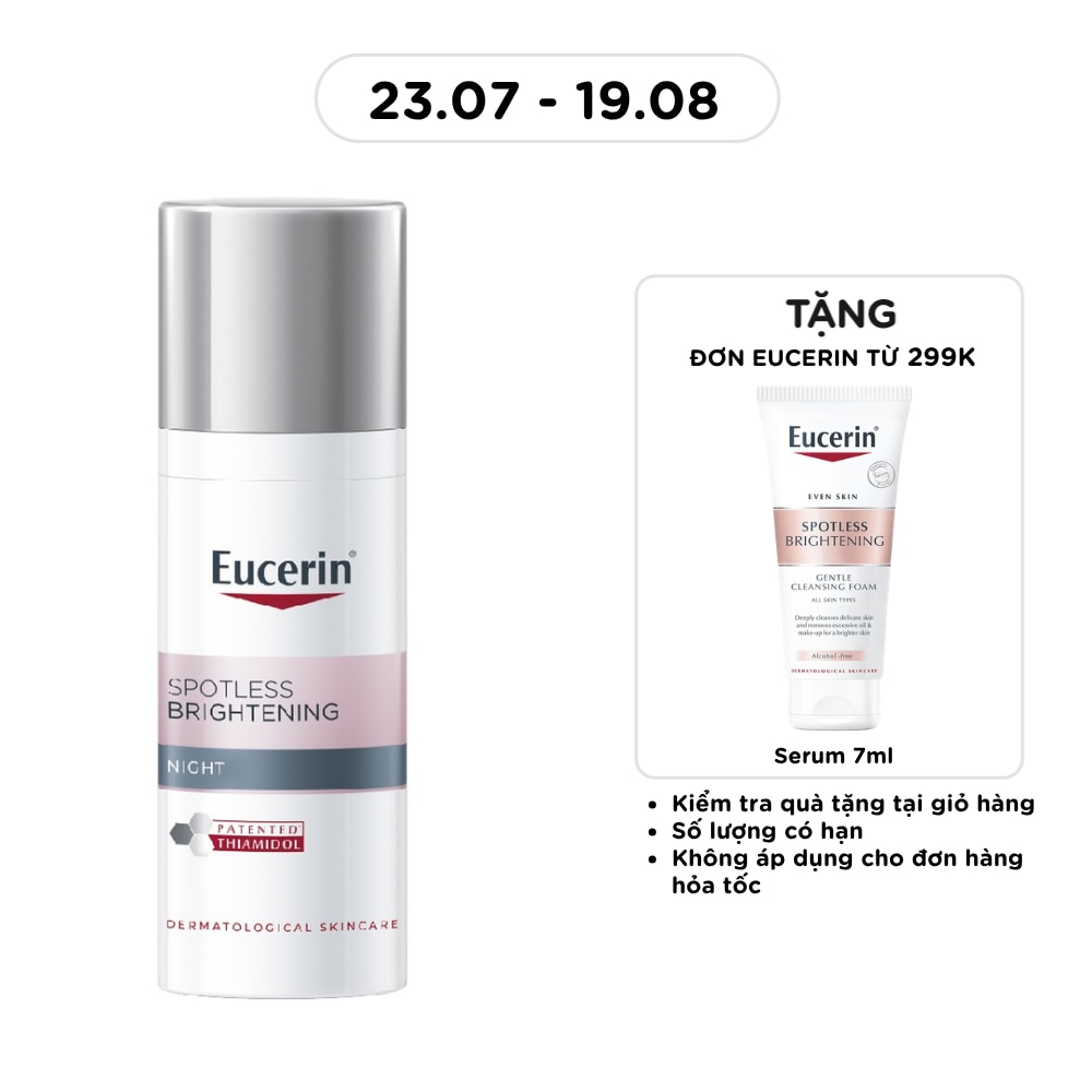 Kem Dưỡng Ban Đêm Eucerin Giảm Thâm Nám Và Sáng Da Spotless Brightening Night 50ml