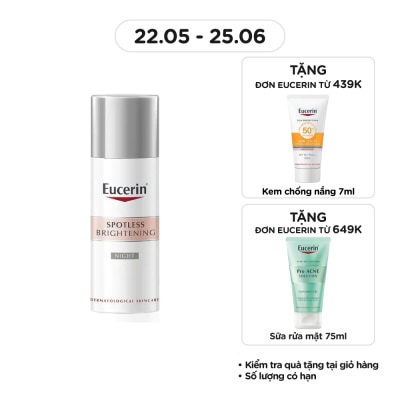 EUCERIN Kem Dưỡng Ban Đêm Eucerin Giảm Thâm Nám Và Sáng Da Spotless Brightening Night 50ml