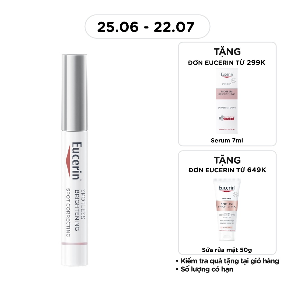 Bút Chấm Eucerin Giảm Đốm Nâu Và Thâm Nám Sau 2 Tuần Spotless Brightening Spot Corrector 5ml
