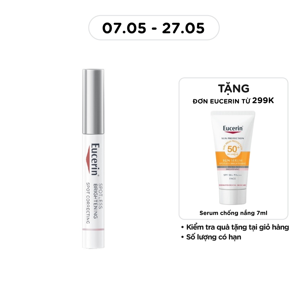 Bút Chấm Eucerin Giảm Đốm Nâu Và Thâm Nám Sau 2 Tuần Spotless Brightening Spot Corrector 5ml