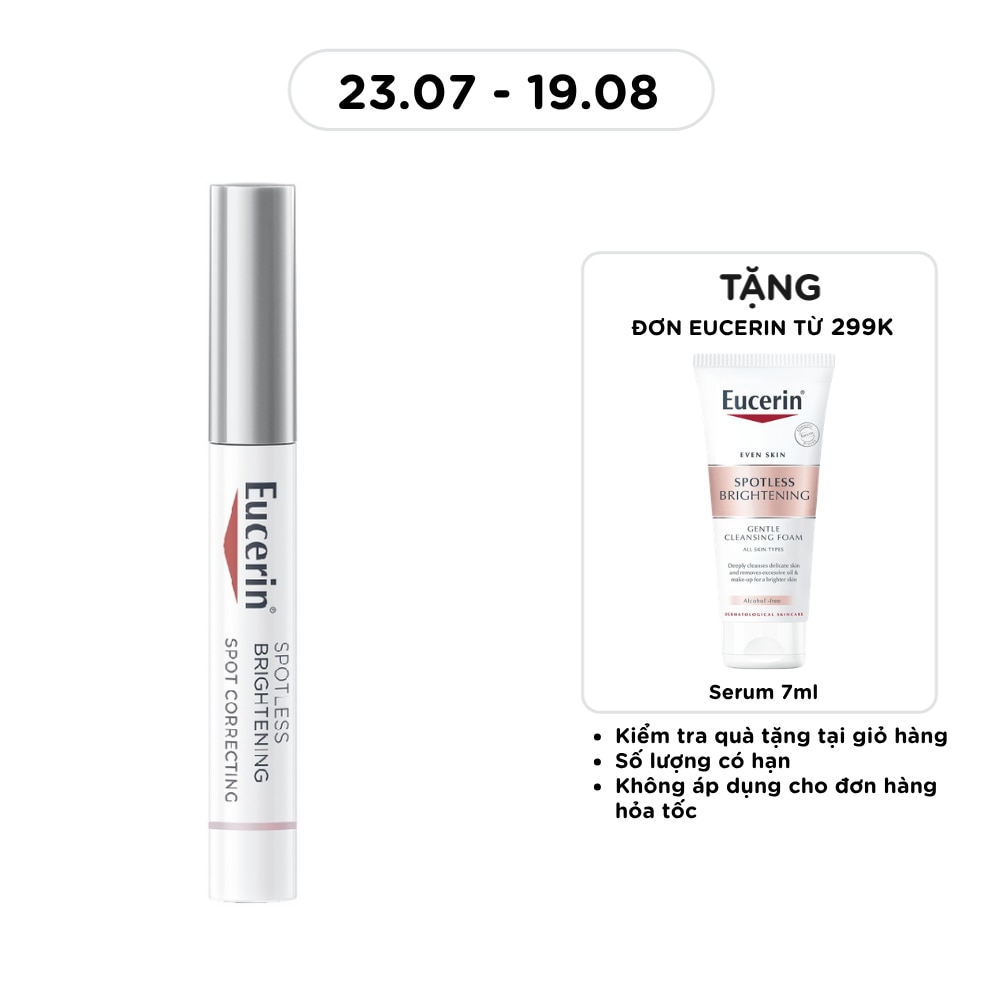 Bút Chấm Eucerin Giảm Đốm Nâu Và Thâm Nám Sau 2 Tuần Spotless Brightening Spot Corrector 5ml