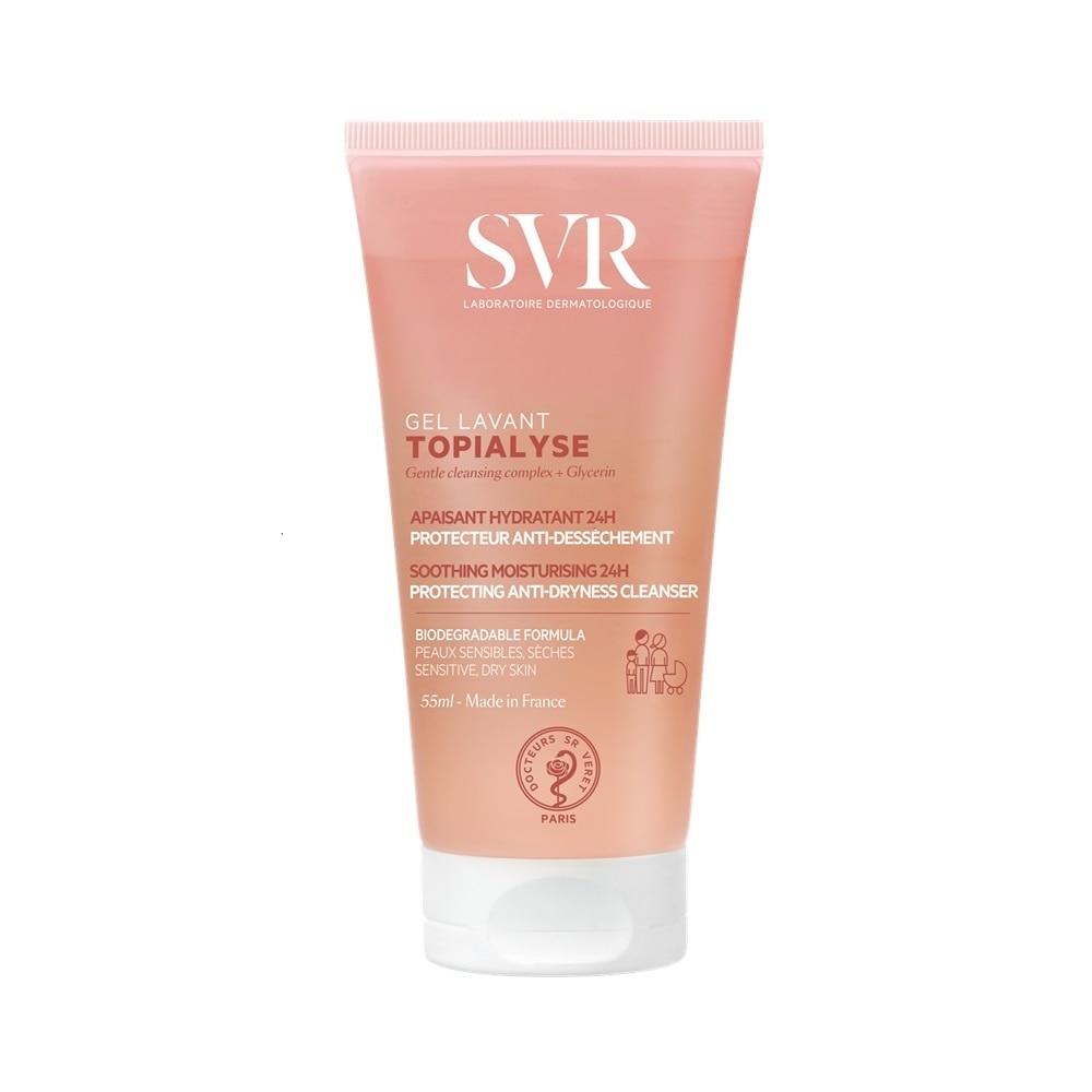 Gel Rửa Mặt SVR Không Xà Phòng Dưỡng Ẩm Da Khô Nhạy Cảm Topialyse Gel Lavant 55ml image