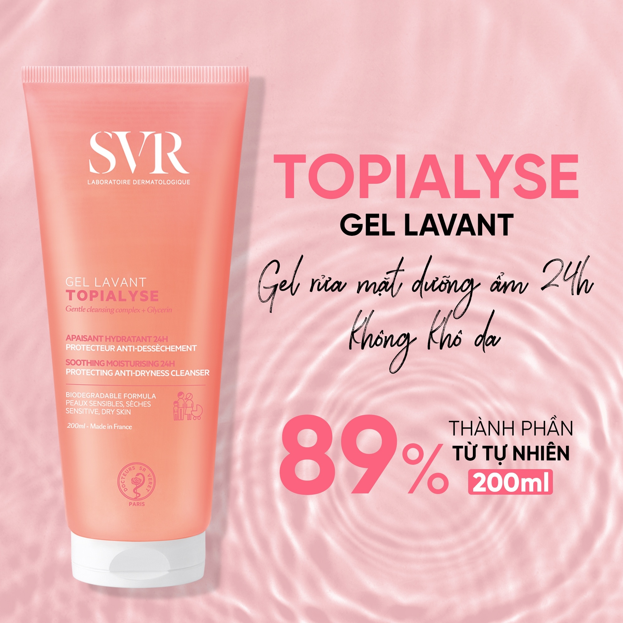 Topialyse Gel Lavant 200ml