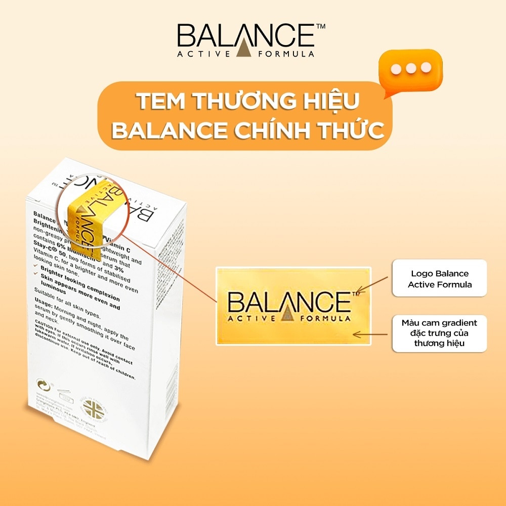 Serum Làm Sáng Da Vitamin C Balance Active Formula 30ml