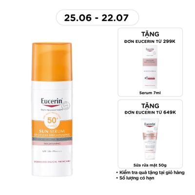 EUCERIN - Tinh Chất Chống Nắng Eucerin Giảm Thâm Nám Sun Serum Double Whitening SPF50+ PA+++ 50ml