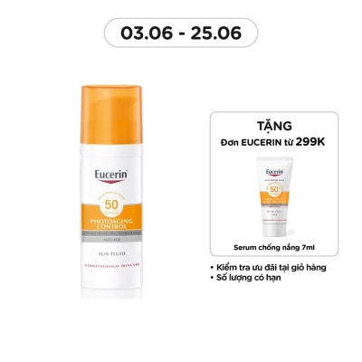 EUCERIN Kem Chống Nắng Eucerin Ngăn Ngừa Lão Hóa Sun Fluid SPF50 50ml