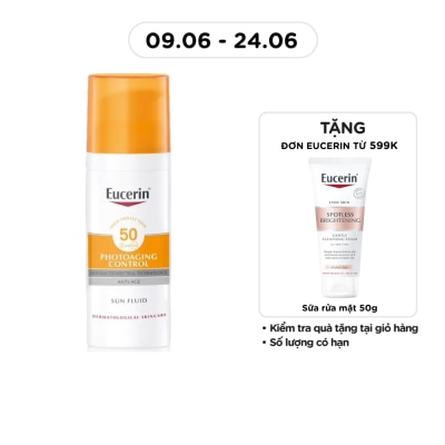 EUCERIN - Kem Chống Nắng Eucerin Ngăn Ngừa Lão Hóa Sun Fluid SPF50 50ml