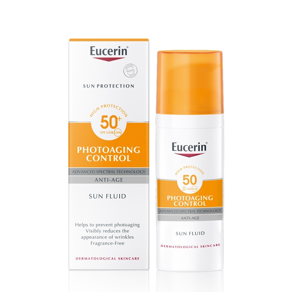 Kem Chống Nắng Eucerin Ngăn Ngừa Lão Hóa Sun Fluid SPF50 50ml