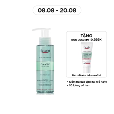 EUCERIN Gel Rửa Mặt Eucerin Giảm Mụn Pro Acne 400ml