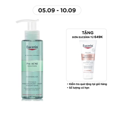 EUCERIN Gel Rửa Mặt Eucerin Giảm Mụn Pro Acne 400ml