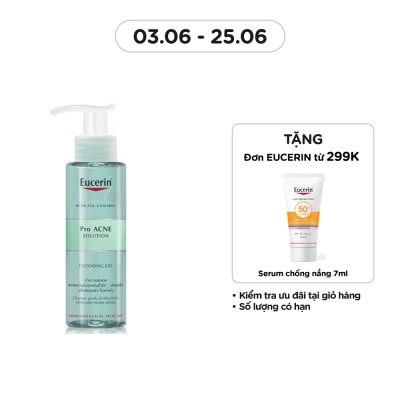 EUCERIN Gel Rửa Mặt Eucerin Giảm Mụn Pro Acne 400ml