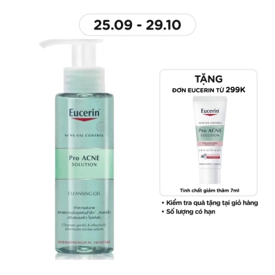 EUCERIN Gel Rửa Mặt Eucerin Giảm Mụn Pro Acne 400ml
