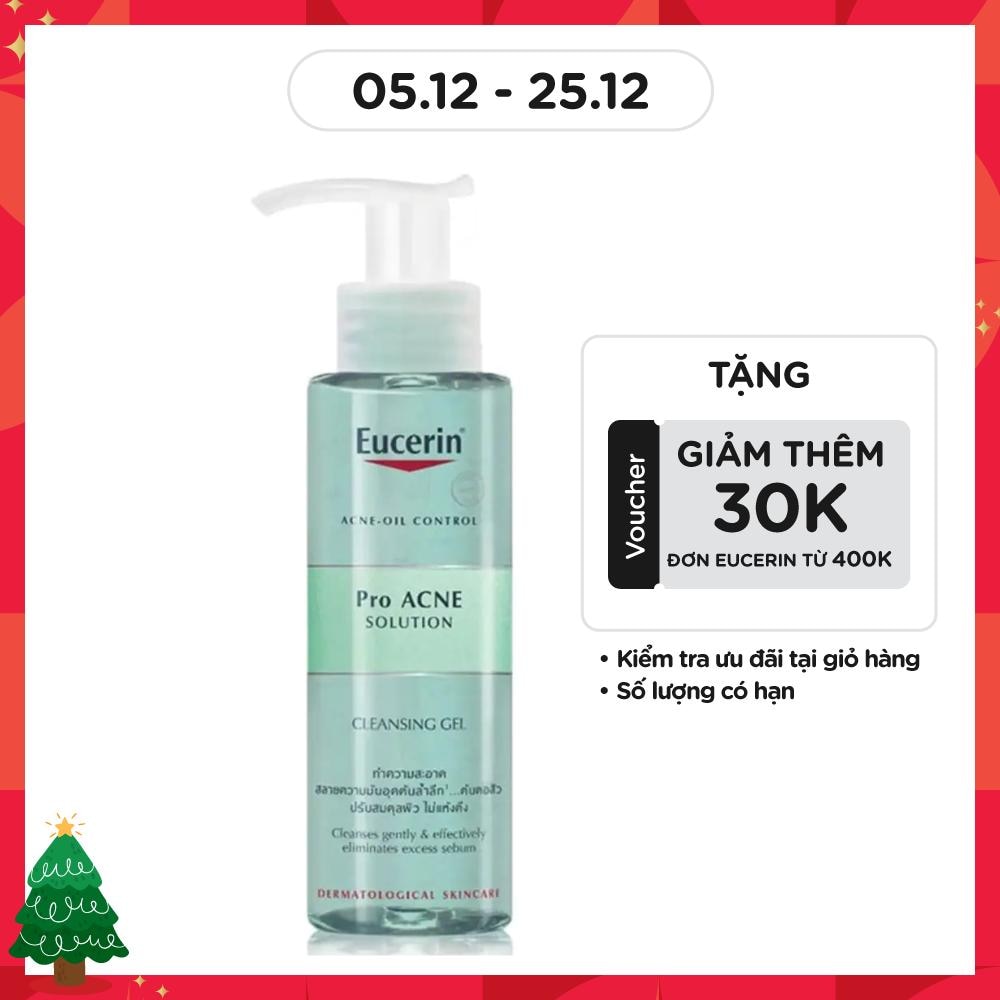 Gel Rửa Mặt Eucerin Giảm Mụn Pro Acne 400ml