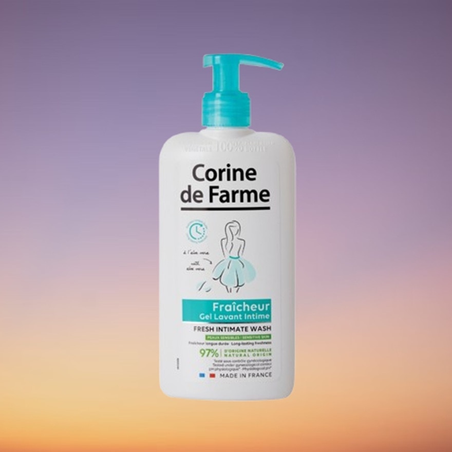 Gel Làm Sạch Và Khử Mùi Vùng Kín Corine de Farme Intimate Gel Fresh 250ml image