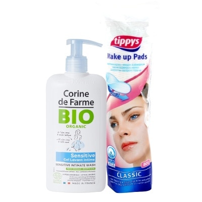 CORINE DE FARME Gel Làm Sạch Và Dưỡng Ẩm Vùng Kín Corine de Farme Organic Intimate Wash Sensitive 250ml