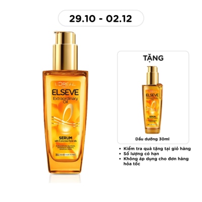 L'OREAL PARIS Dầu Dưỡng L'Oreal Paris Dưỡng Tóc Suôn Mượt Bồng Bềnh 100ml image