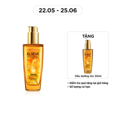 L'OREAL PARIS Dầu Dưỡng L'Oreal Paris Dưỡng Tóc Suôn Mượt Bồng Bềnh 100ml