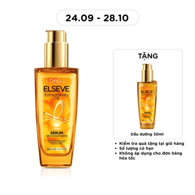 L'OREAL PARIS Dầu Dưỡng L'Oreal Paris Dưỡng Tóc Suôn Mượt Bồng Bềnh 100ml image