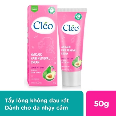 CLÉO Hair Removal Cream For Sensitive Skin 50g