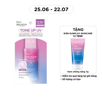 SUNPLAY - Sữa Chống Nắng Sunplay Skin Aqua Tone Up UV Milk Lavender SPF50+ PA++++ 50g