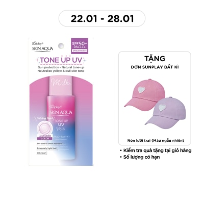 SUNPLAY Sữa Chống Nắng Sunplay Skin Aqua Tone Up UV Milk Lavender SPF50+ PA++++ 50g
