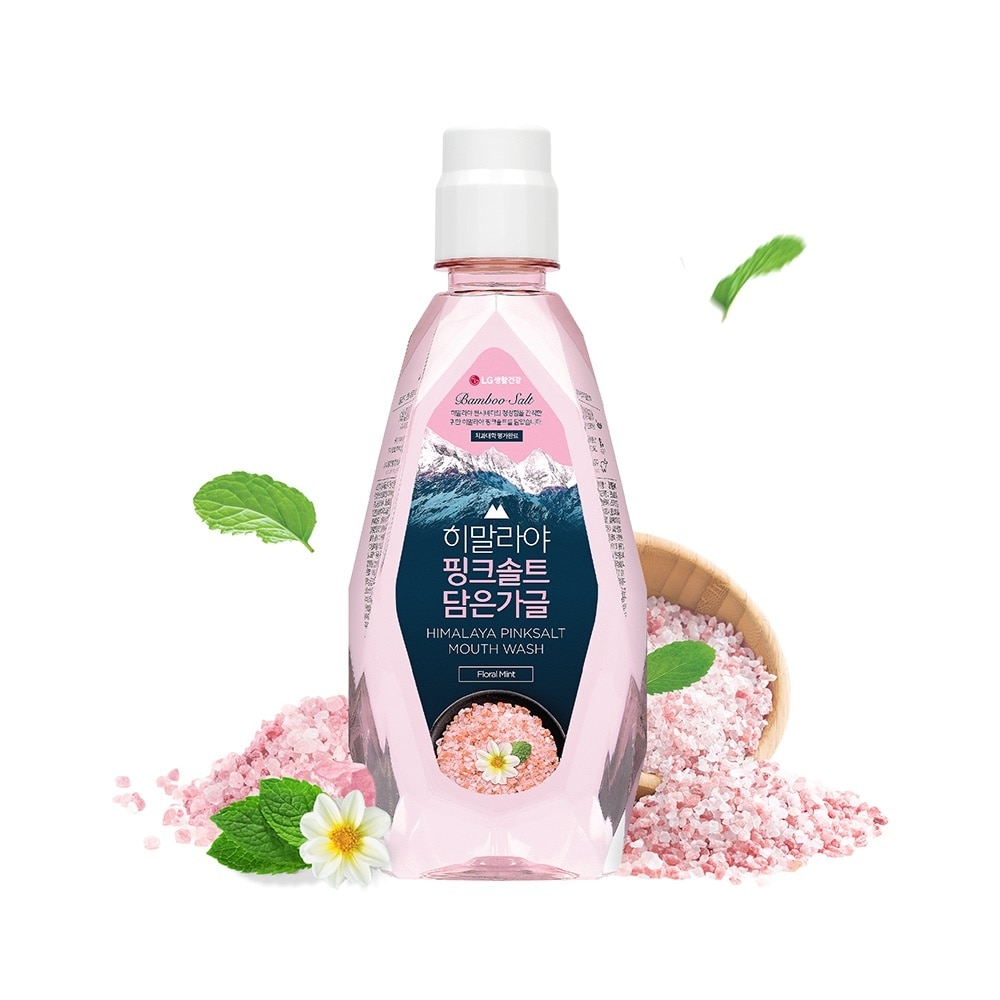 Nước Súc Miệng Muối Hồng Himalaya Hoa Bạc Hà 320ml