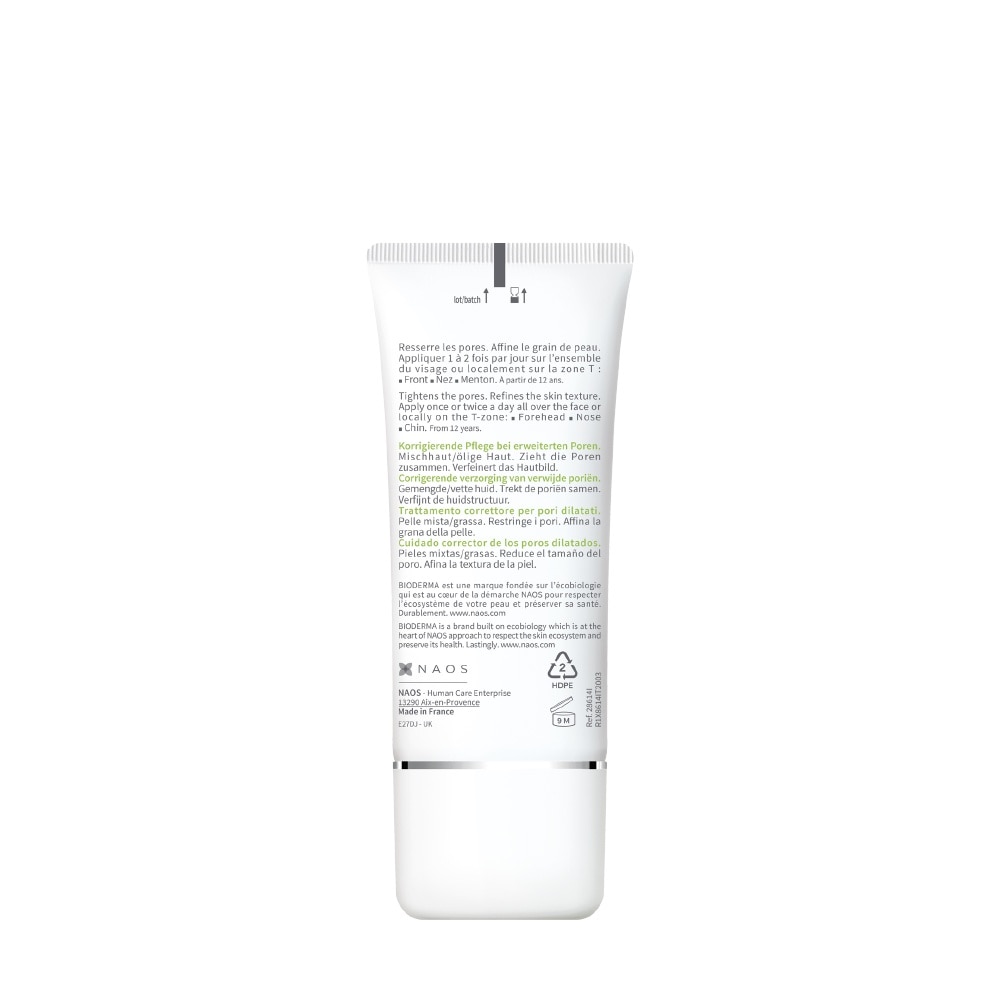 Kem Làm Se Khít Lỗ Chân Lông Và Giảm Dầu Cho Da Nhờn Bioderma Sebium Pore Refiner 30ml