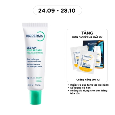 BIODERMA Kem Làm Se Khít Lỗ Chân Lông Và Giảm Dầu Cho Da Nhờn Bioderma Sebium Pore Refiner 30ml image