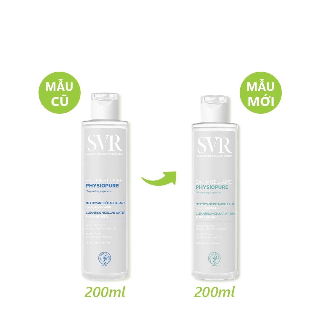 Nước Tẩy Trang SVR Physiopure Eau Micellaire 200ml