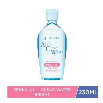 SENKA Nước Tẩy Trang Senka Micellar Dưỡng Trắng All Clear Water Micellar Formual Bright 230ml