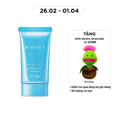 SENKA Kem Chống Nắng Nâng Tông Senka Perfect UV Essence SPF50+ PA++++ 50g
