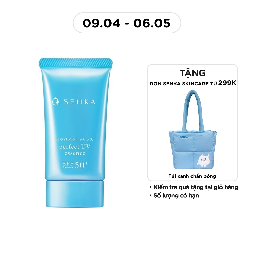 Kem Chống Nắng Nâng Tông Senka Perfect UV Essence SPF50+ PA++++ 50g